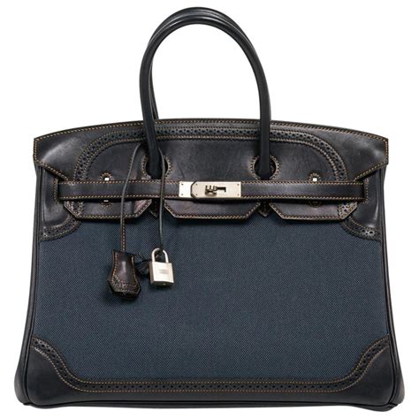 hermes birkin 35 toile|Hermes Birkin 35 black.